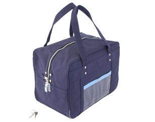 Canvas Mailing Boston Bag with Invoice Pocket Front