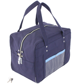 ◆Canvas Mailing Boston Bag with Invoice Pocket