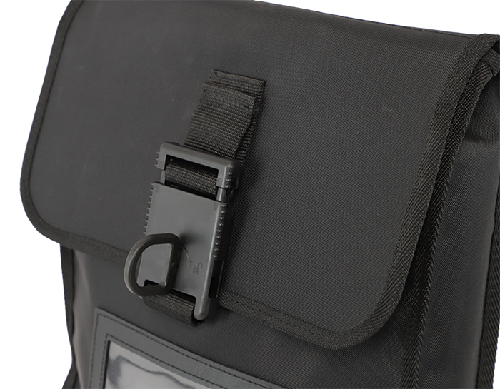 鍵付書類搬送被せバッグ　 鍵付バックルIB-KLMA